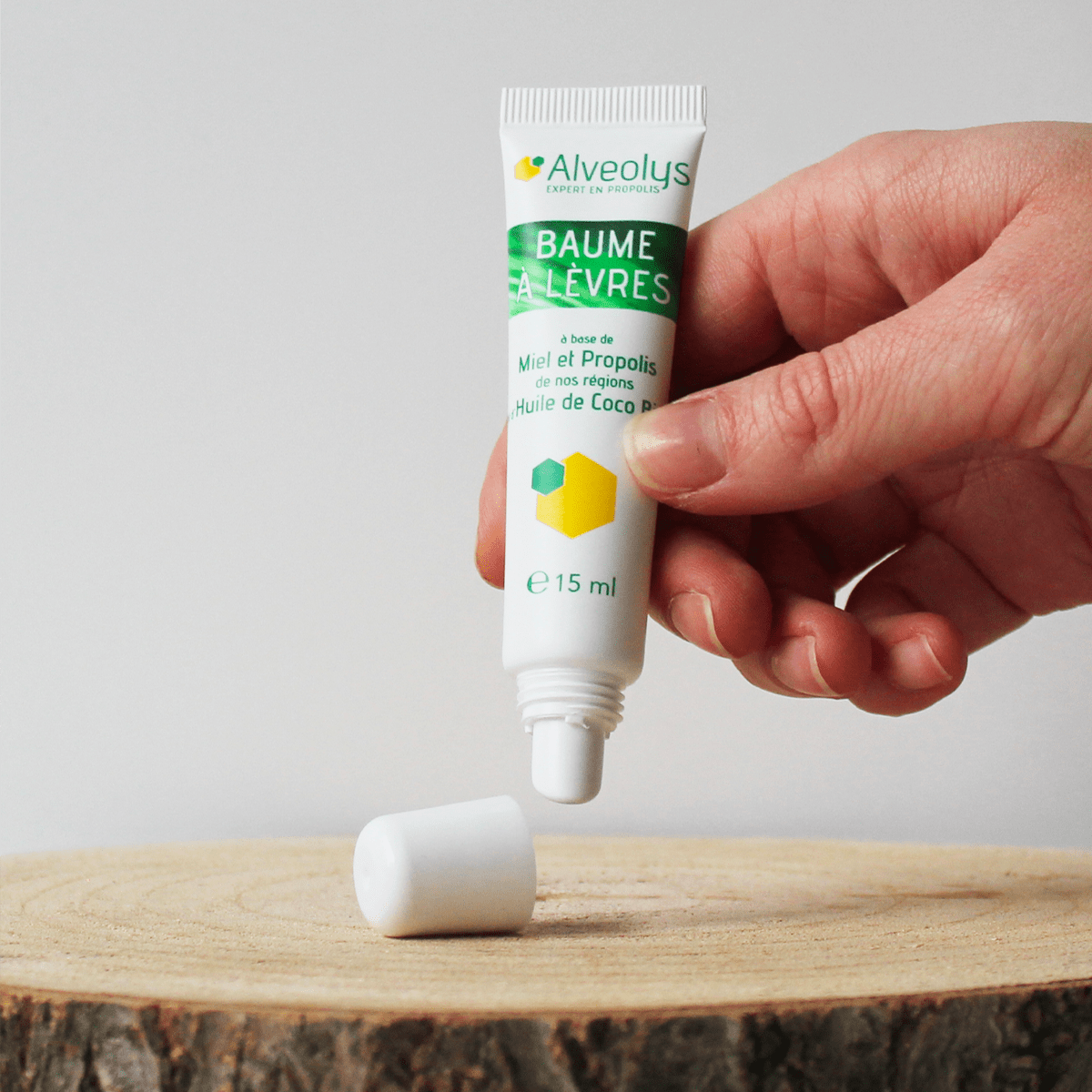 Propolis lip balm