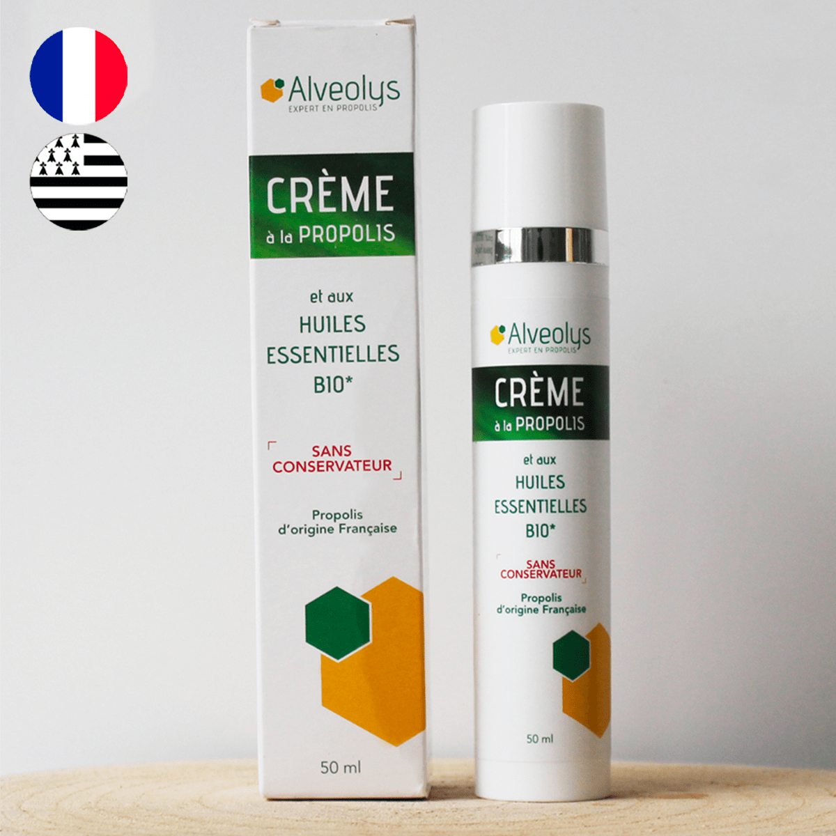 Crème à la propolis et huiles essentielles bio