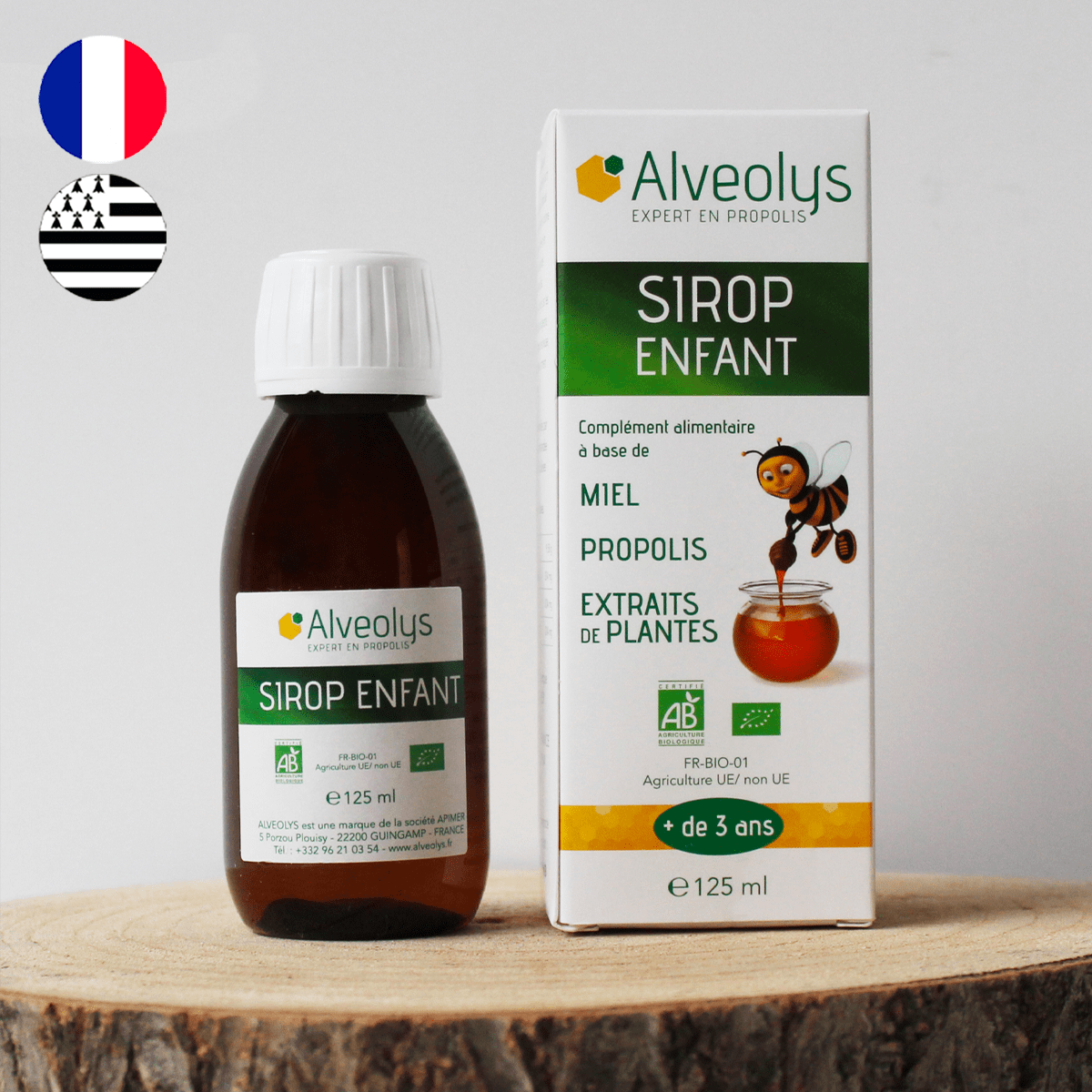 Sirop pour enfant à la propolis