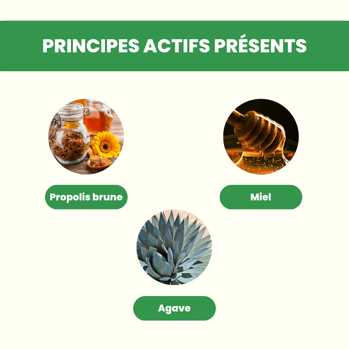 Organic honey and propolis syrup
