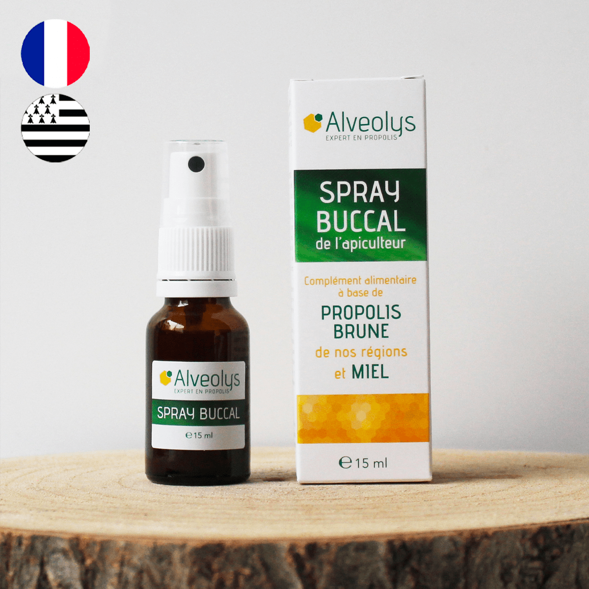 Spray buccal de l'apiculteur à la propolis